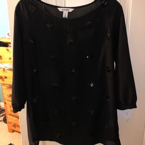 Old Navy Blouse With Sequence
